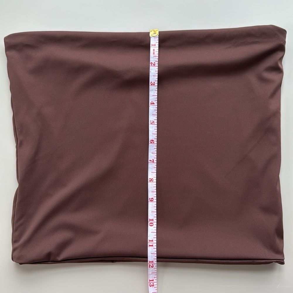 Zara Brown Elastic Bandeau/Tube Top - Size L - Picture 5 of 6